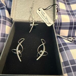 Fre’deric Duclos Silver and Gold Extraordinaire jewerly set